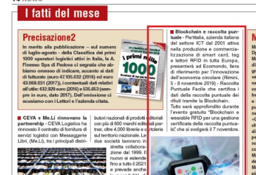 Raccolta blockchain del giornale