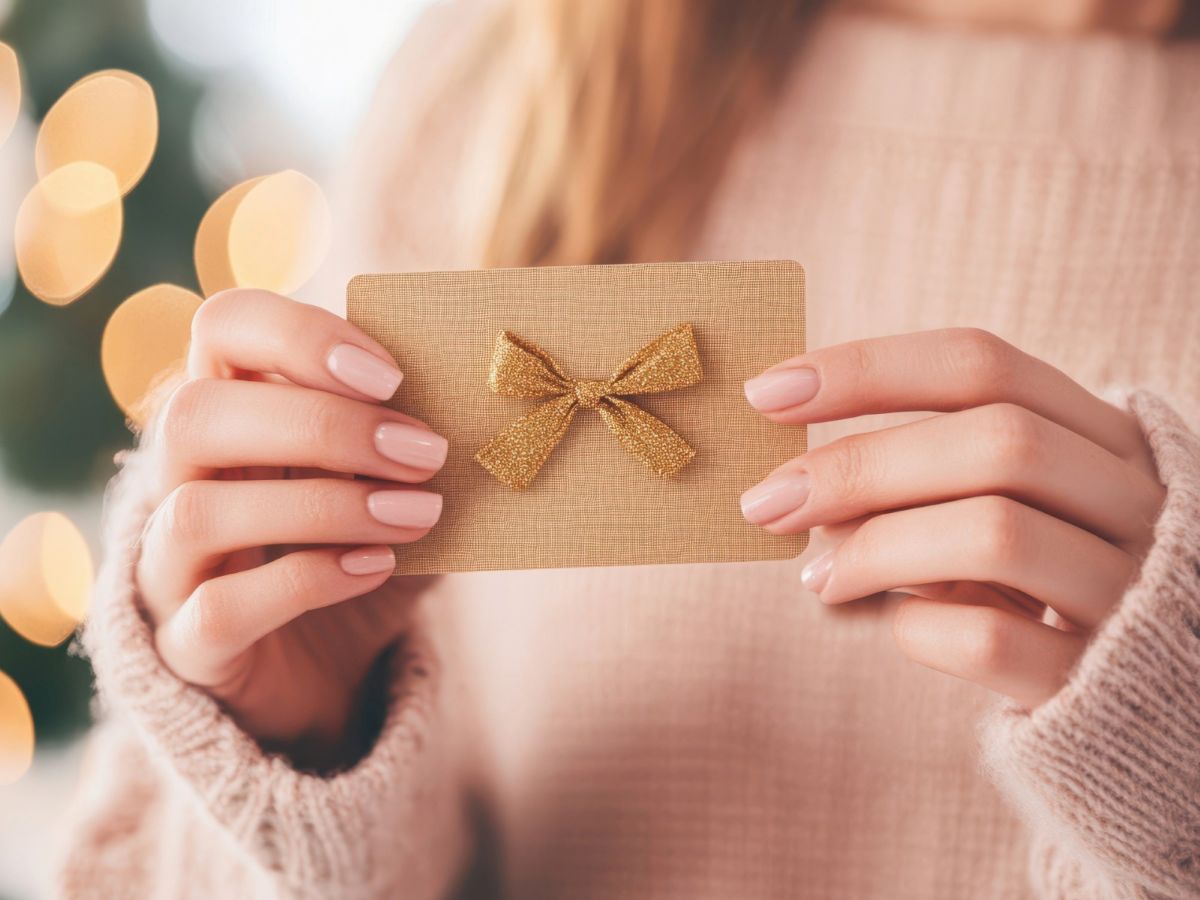 Gift card in cartoncino