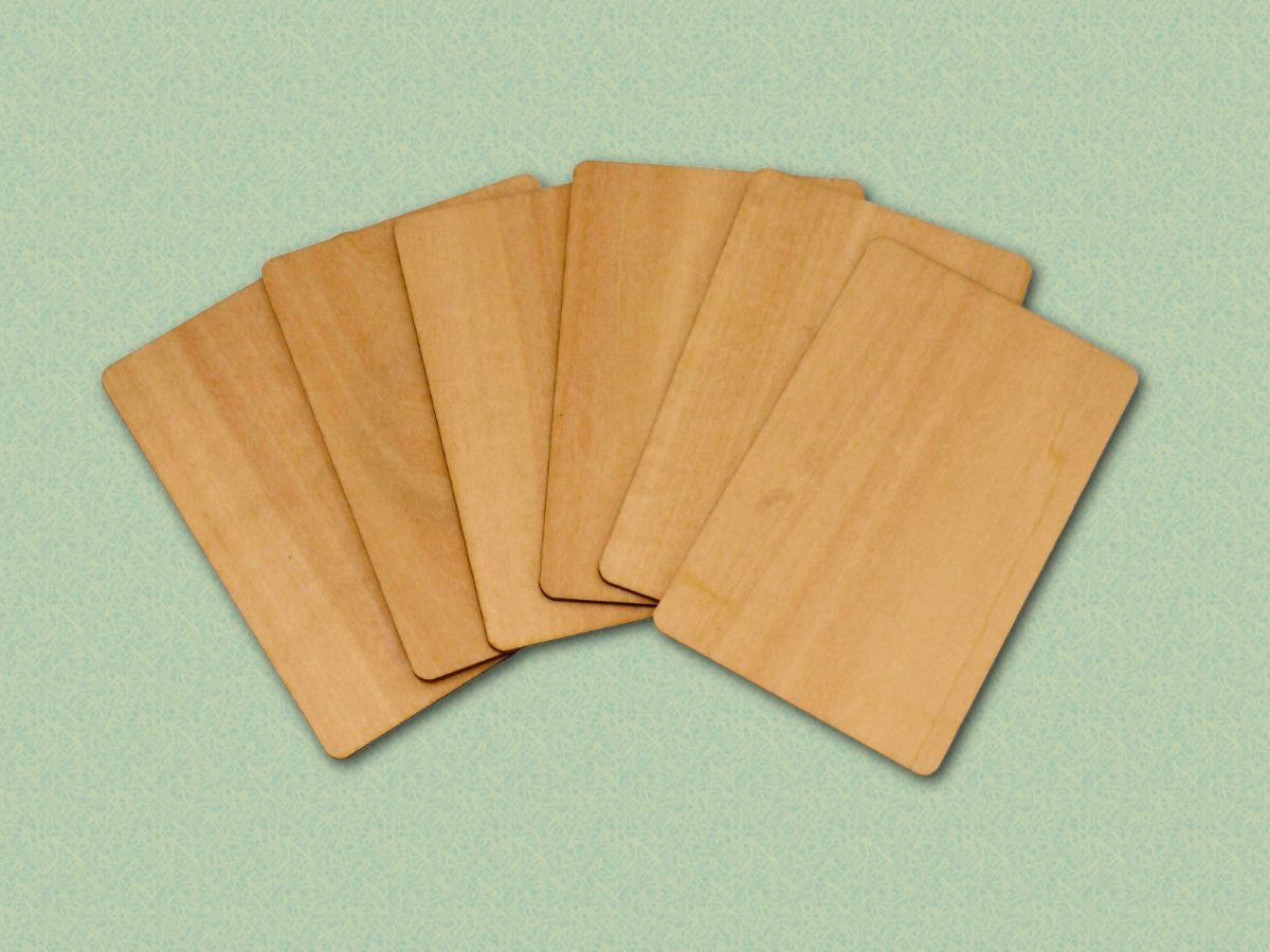 Card in bambù Partitalia