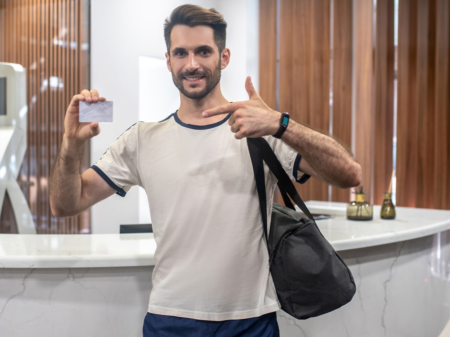 Atleta con card per federazione sportiva