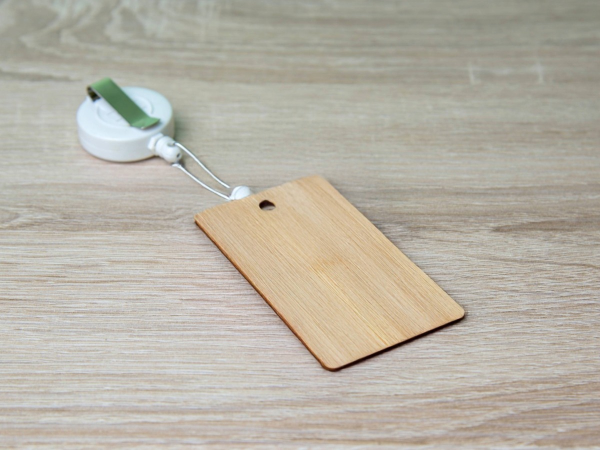 Card RFID in legno