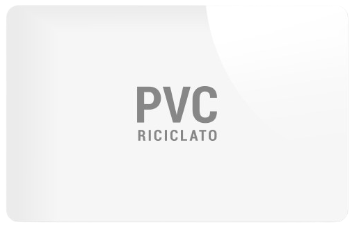 Card in PVC riciclato