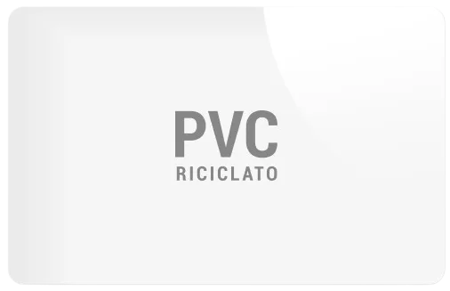 Card in PVC riciclato