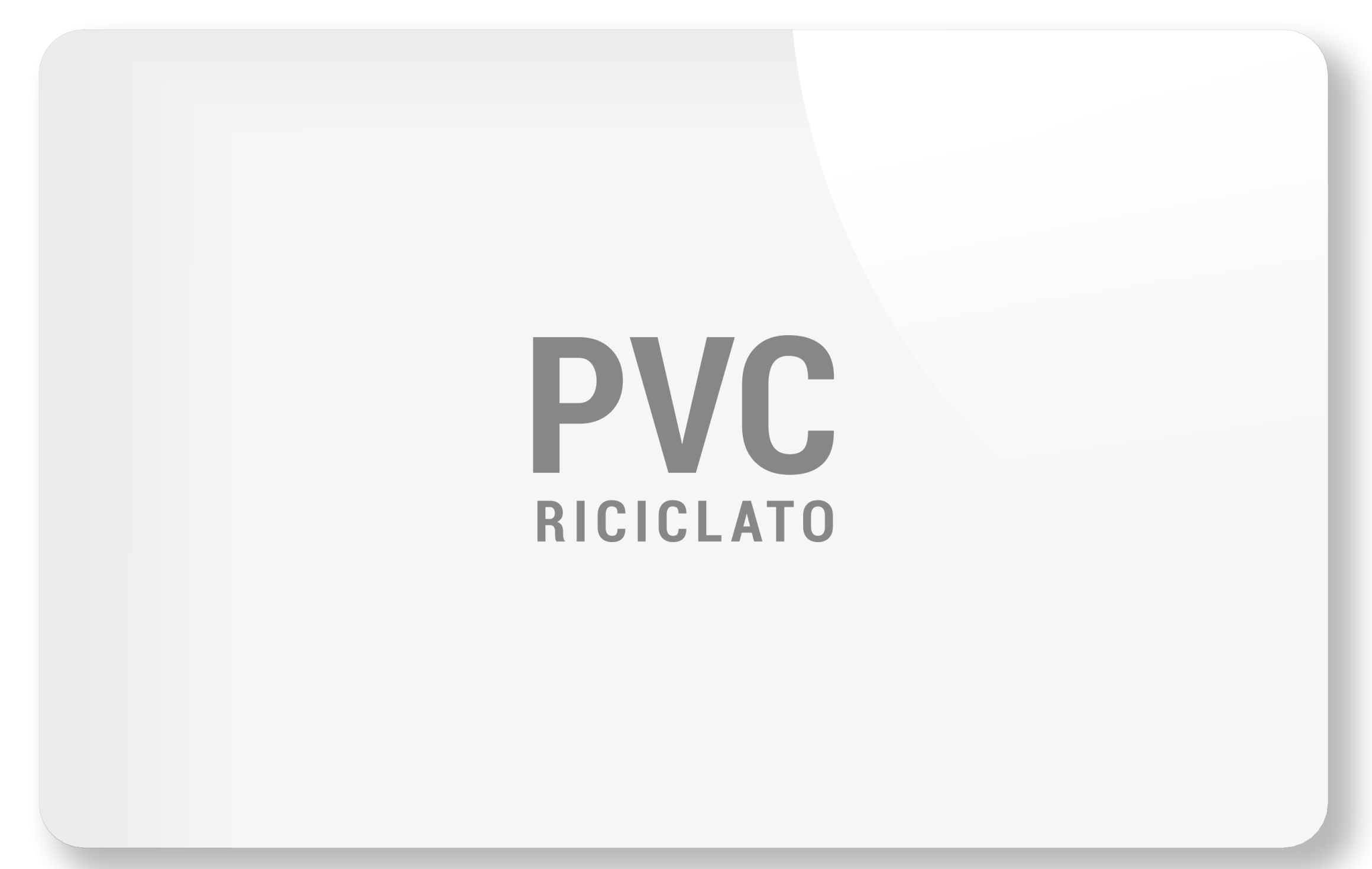 Card in PVC riciclato
