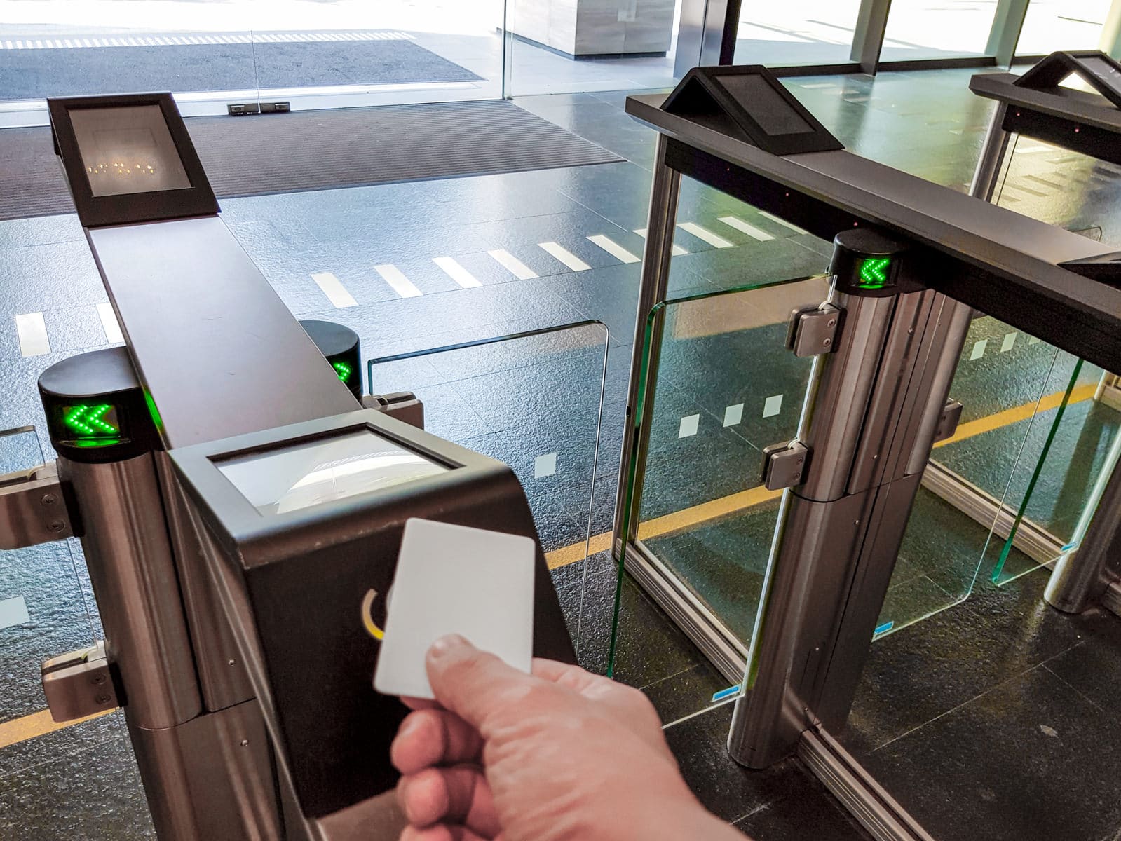 Controllo accessi con badge aziendale