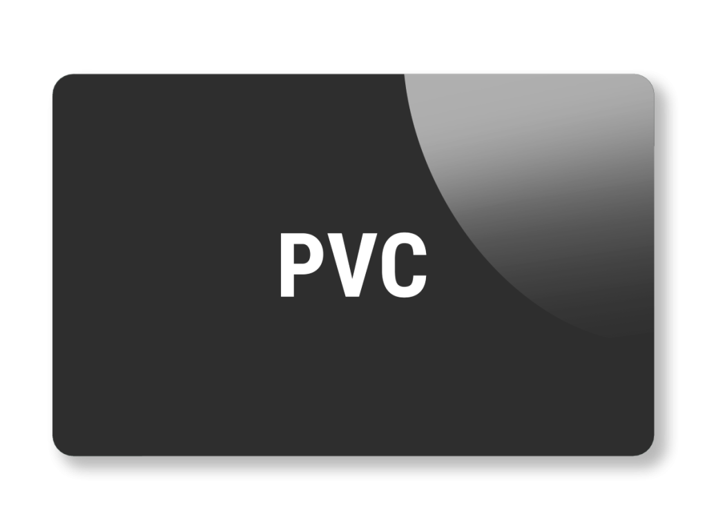 Card in PVC nera