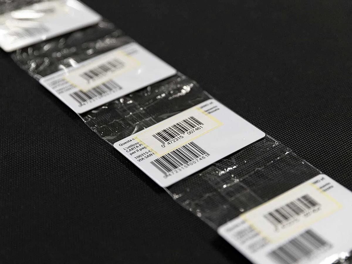 Flow packing card