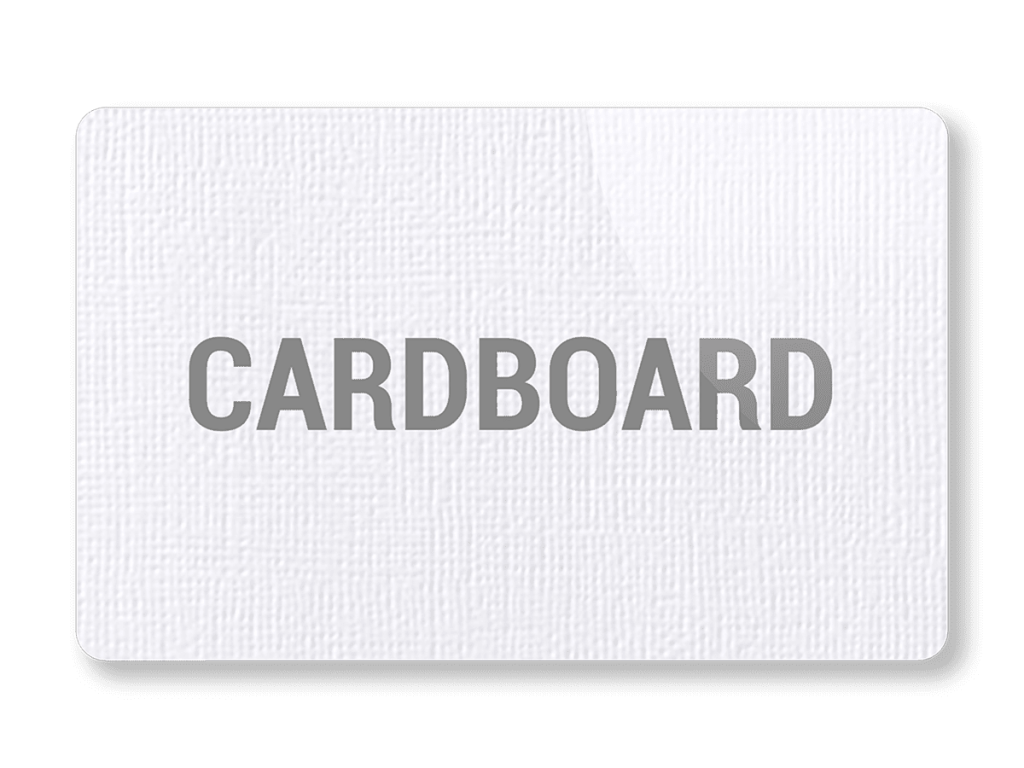 Cardboard card
