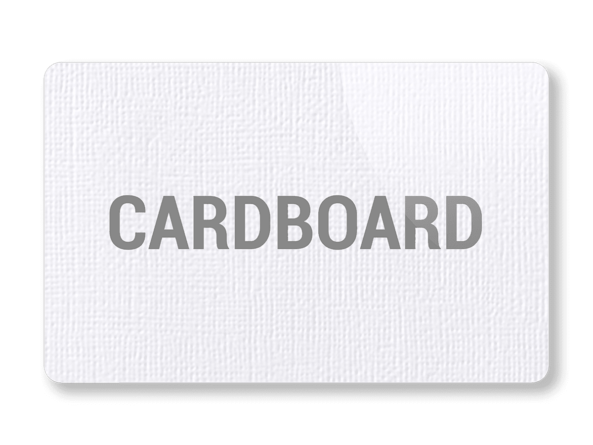 Cardboard card