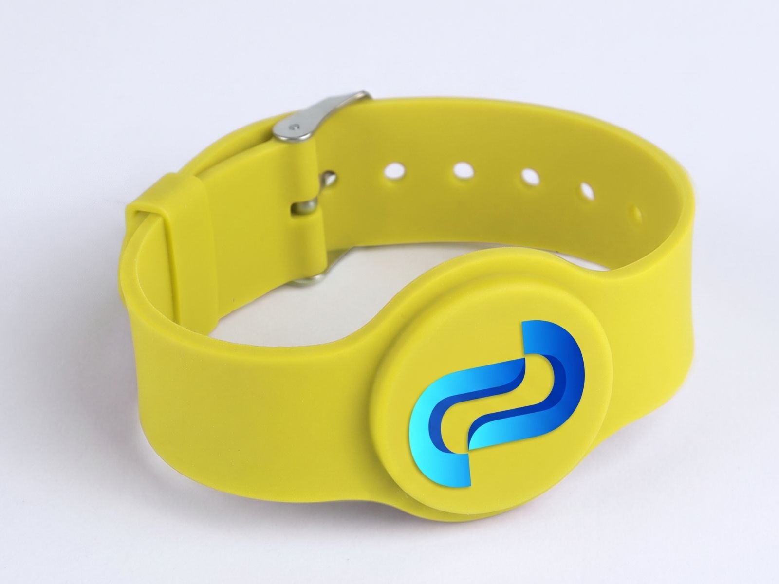 Braccialetto RFID con logo in serigrafia